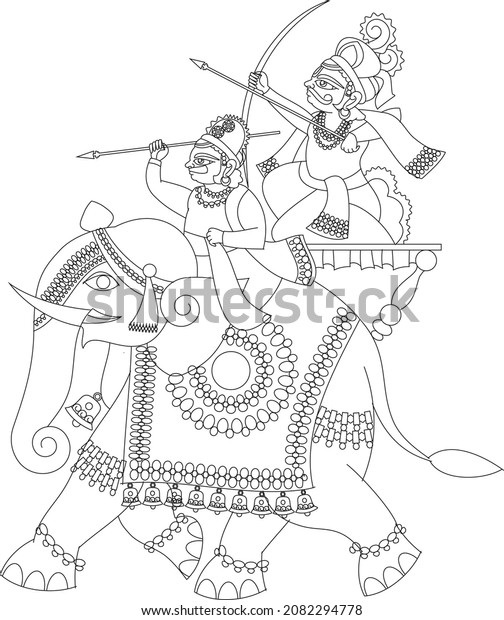 rajasthani paintings sketches