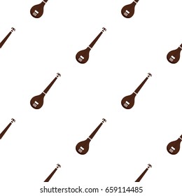 Traditional Indian sarod pattern seamless for any design vector illustration