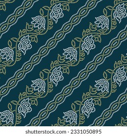 traditional Indian seamless bandhani pattern 