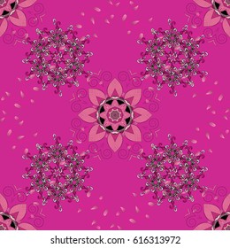 Traditional indian style, ornamental floral elements for henna tattoo, colored stickers, flash temporary tattoo, mehndi and yoga design, cards and prints. Vector sketch of colored mehndi mandala on.