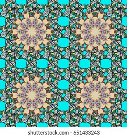 Traditional indian style, ornamental floral elements for henna tattoo, stickers, flash temporary tattoo, mehndi, yoga design. Vector mehndi pattern, set of seamless borders on background.
