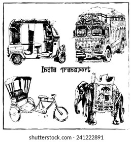 Traditional Indian Transport Set