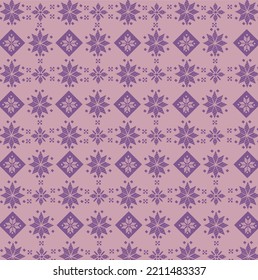 Traditional Indonesia Songket Pattern Vector