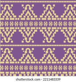 Traditional Indonesia Songket Pattern Vector