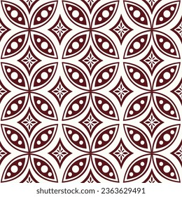 Traditional Indonesian batik motif Vector batik design