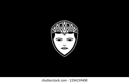 Traditional Indonesian Culture Mask Vector Illustration