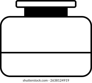 A Traditional Ink Pot Shape