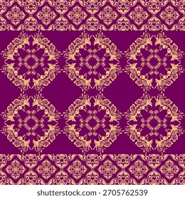 Ein traditionell inspiriertes dekoratives Thema, das subtile textile Schönheit ausdrückt, die in Vektorlinien verfeinert wird.