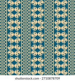 Ein traditionell inspiriertes dekoratives Thema, das subtile textile Schönheit ausdrückt, die in Vektorlinien verfeinert wird.