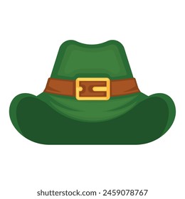 Traditional irish elf hat icon Vector illustration