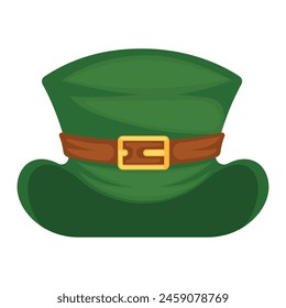 Traditional irish elf hat icon Vector illustration