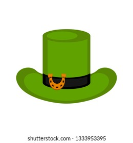 Traditional irish hat icon. Patrick day. Vector illustration design