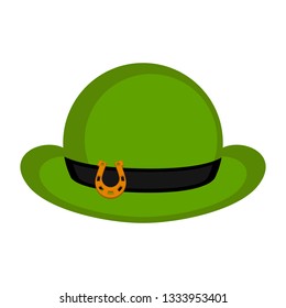 Traditional irish hat icon. Patrick day. Vector illustration design