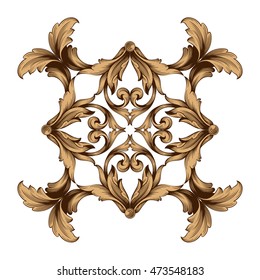 Traditional, Islam, arabic, indian. Decorative retro greeting card or invitation design.
Vintage baroque ornament. Retro pattern antique style acanthus. Decorative design element filigree calligraphy.