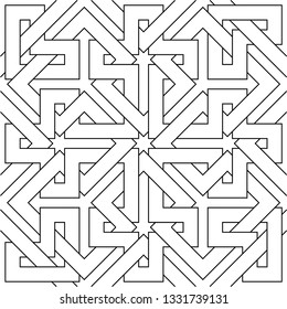 Traditional Islamic Background. Mosque decoration element.