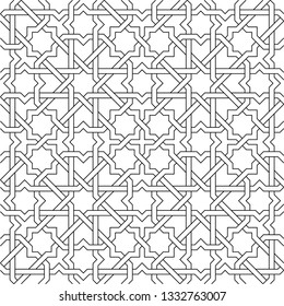 Traditional Islamic Background. Mosque decoration element.