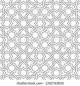 Traditional Islamic Background. Mosque decoration element.