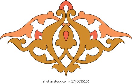 Traditional Islamic Design, Elegant Motif-02