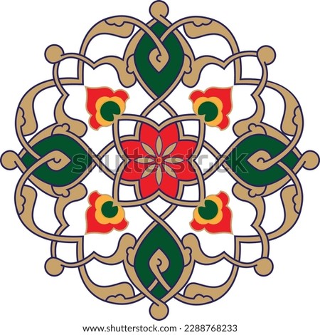 Traditional Islamic Design. Traditional Islamic design for Quran layout.
Elements of Quran.
Islamic Pattern for layout.
Symbol of illumination Persian.
