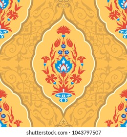 Traditional islamic floral ornament