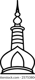 Traditional Islamic Minaret for Spiritual and Cultural Designs