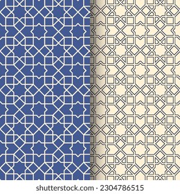 Traditional Islamic Seamless Geometric Pattern vector Illustration