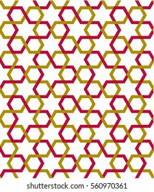 Traditional islamic seamless pattern. Geometric eastern ornament for elegant design in retro style. Universal background for wallpapers, textiles, fabrics, cards, wrapping papers, packaging boxes.