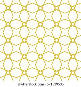 Traditional islamic seamless pattern. Geometric eastern ornament for elegant design in retro style. Universal background for wallpapers, textiles, fabrics, wrapping papers, packaging boxes etc.