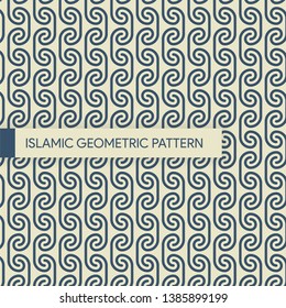 Traditional Islamic Style Geometric Pattern Background