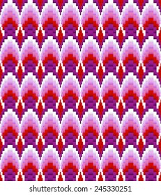 Traditional Italian embroidery design. Seamless geometric pattern.