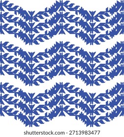 Patrón tradicional de Jamdani Motif sin fisuras – Diseño floral Handloom bengalí