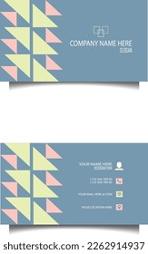 Una carta de negocios inspirada en un patrón tradicional (jamdani) con paleta de colores pastel para los profesionales creativos. 