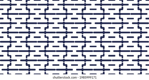 Traditional Japanese  background. Seamless pattern.Vector. 