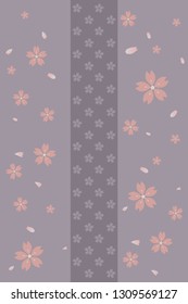 Traditional Japanese Background Template, The Sakura Texture 