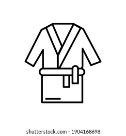 traditional japanese clothes.simple design for graphics, logos, websites, social media, UI, mobile apps, EPS10