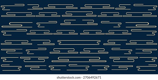 Plano de Fundo do Padrão de Nuvem Japonês Tradicional	
