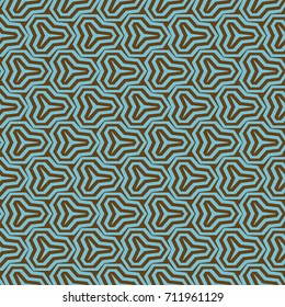 Traditional Japanese Folk Crest Pattern - Vector Seamless Background