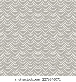 Traditional Japanese Folk Pattern - Vector Seamless Background. Design for wallpaper, notebook, textile or presentation 
