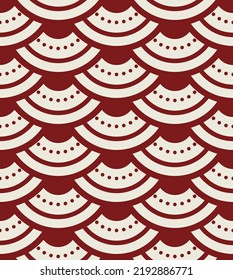 traditional japanese kimono design - seamless vector repeat pattern, use it for wrappings, fabric, packaging and other print and design projects
