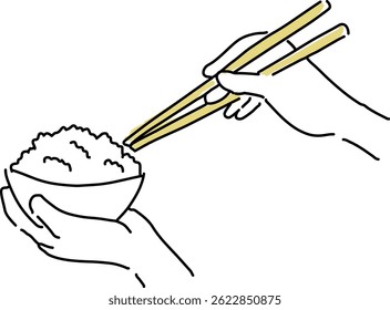 a traditional Japanese meal, emphasizing everyday life, home cooking, and cultural eating habits. Perfect for use in educational materials, food-related content, or lifestyle designs.