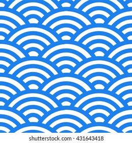 Traditional japanese ocean wave pattern