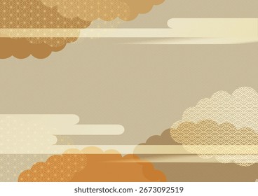 Material de fondo de patrón japonés tradicional.