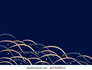 Material de fondo de patrón japonés tradicional.