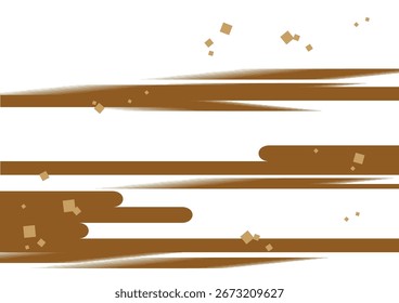 Traditional Japanese pattern background material.