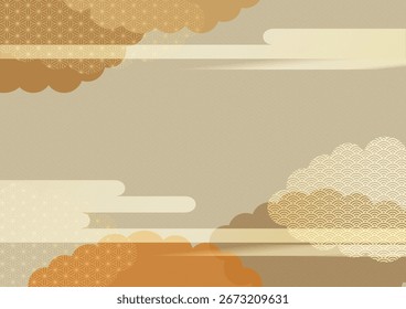 Material de fondo de patrón japonés tradicional.