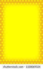 Traditional Japanese pattern blurred frame