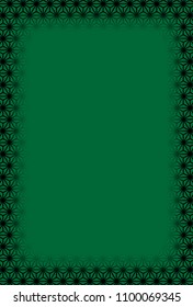 Traditional Japanese pattern blurred frame