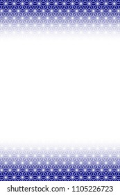 Traditional Japanese pattern, copy space, title space, message space