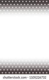 Traditional Japanese pattern, copy space, title space, message space