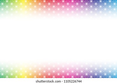 Traditional Japanese pattern, copy space, title space, message space